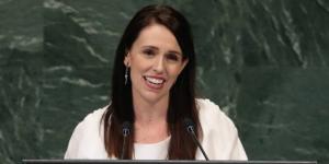 Jacinda Ardern at the UN